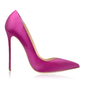 ISABELLE SATIN FUCHSIA