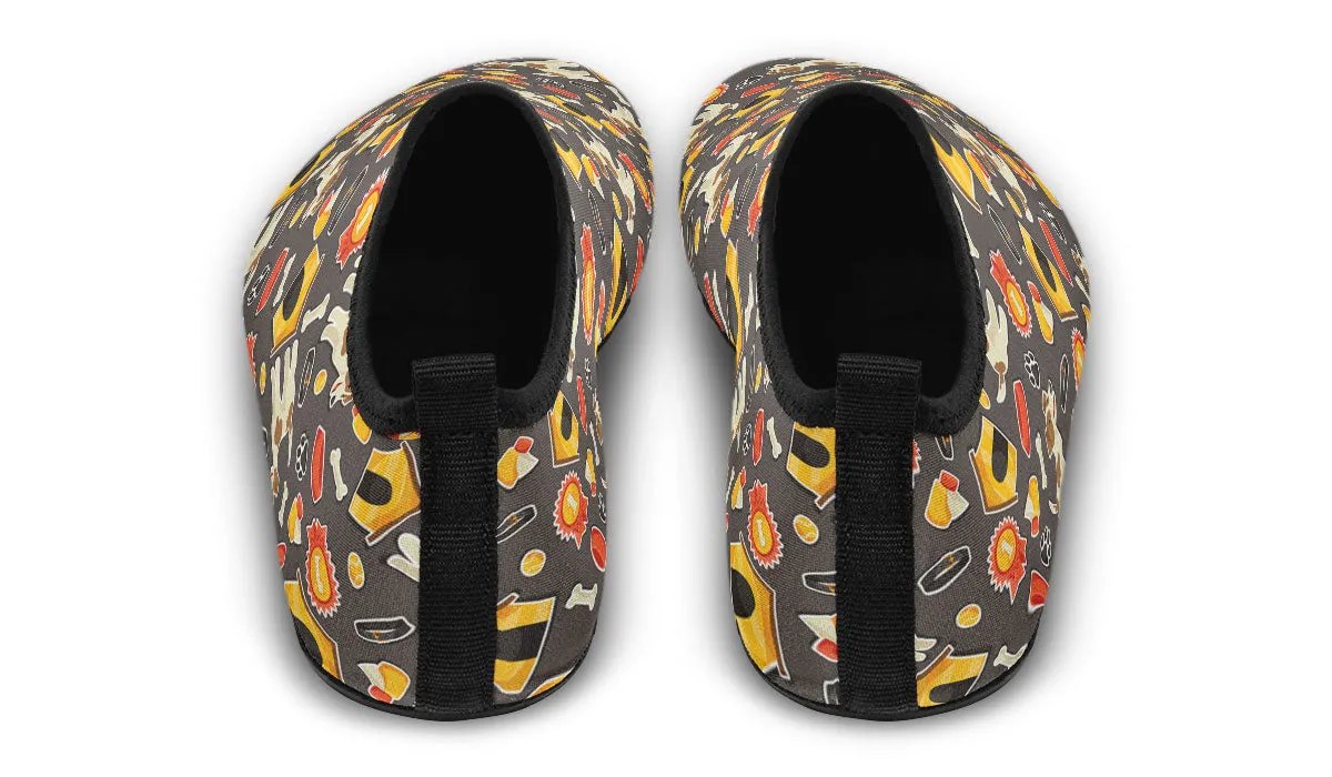 Jack Russel Pattern Sneaker Aqua Barefoot Shoes