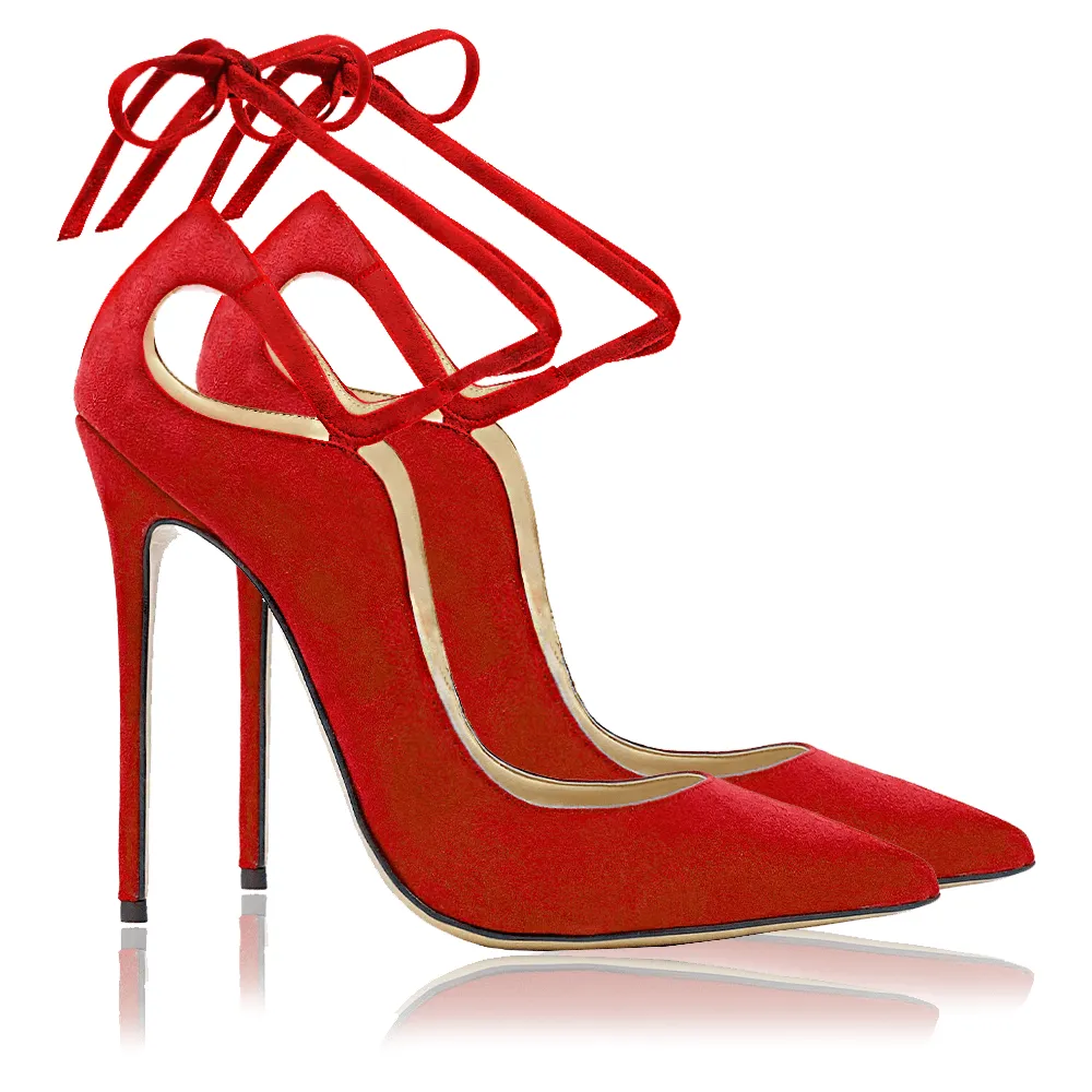 JADA RED SUEDE
