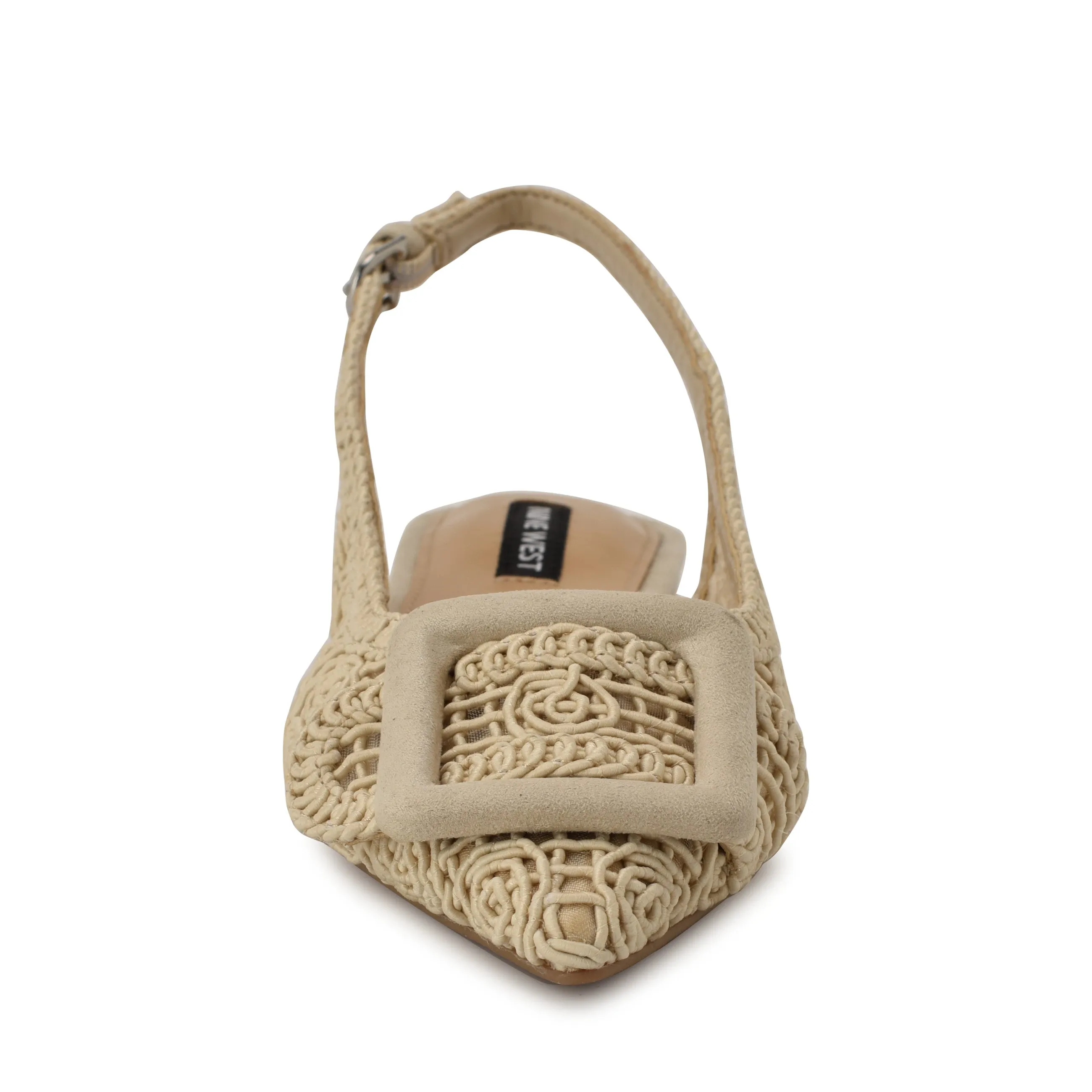 Jasser Woven Slingback Flats