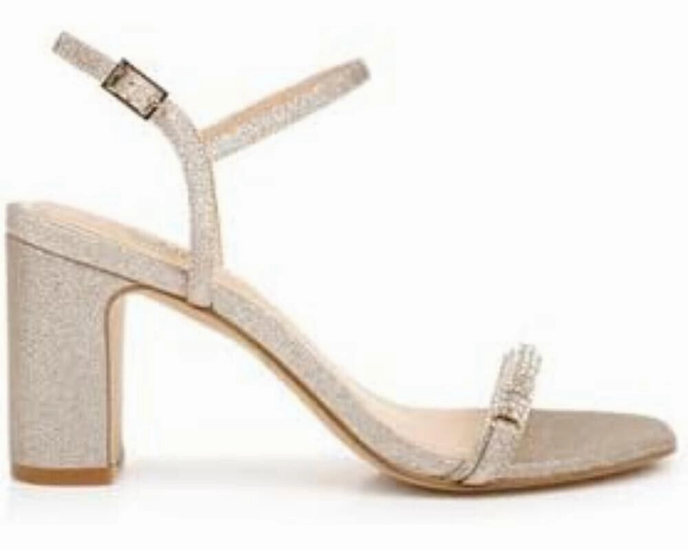 Jewel Badgley Mischka Slingback Women's 8.5 Charlee Embellished Sandal KHD545