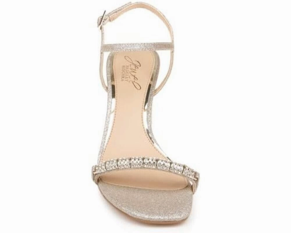 Jewel Badgley Mischka Slingback Women's 8.5 Charlee Embellished Sandal KHD545
