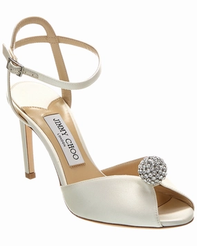 Jimmy Choo Sacora 85 Satin Sandal