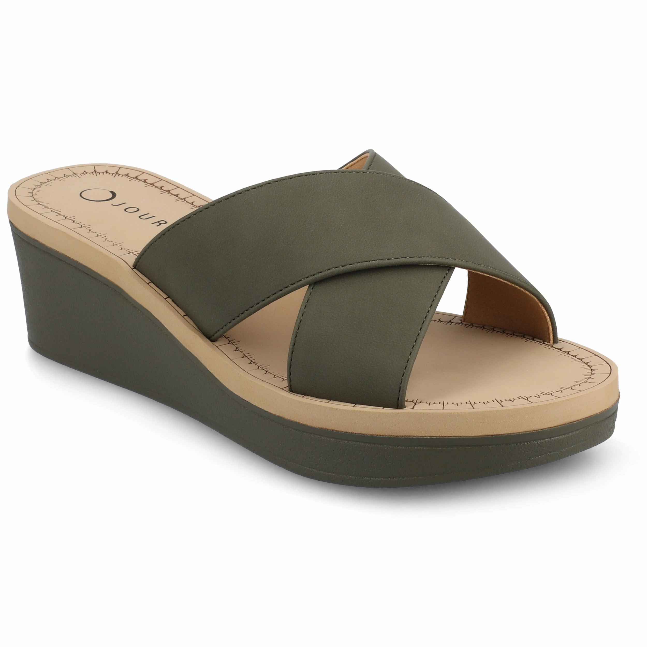 Journee Women's Biara Platform Wedge Sandals