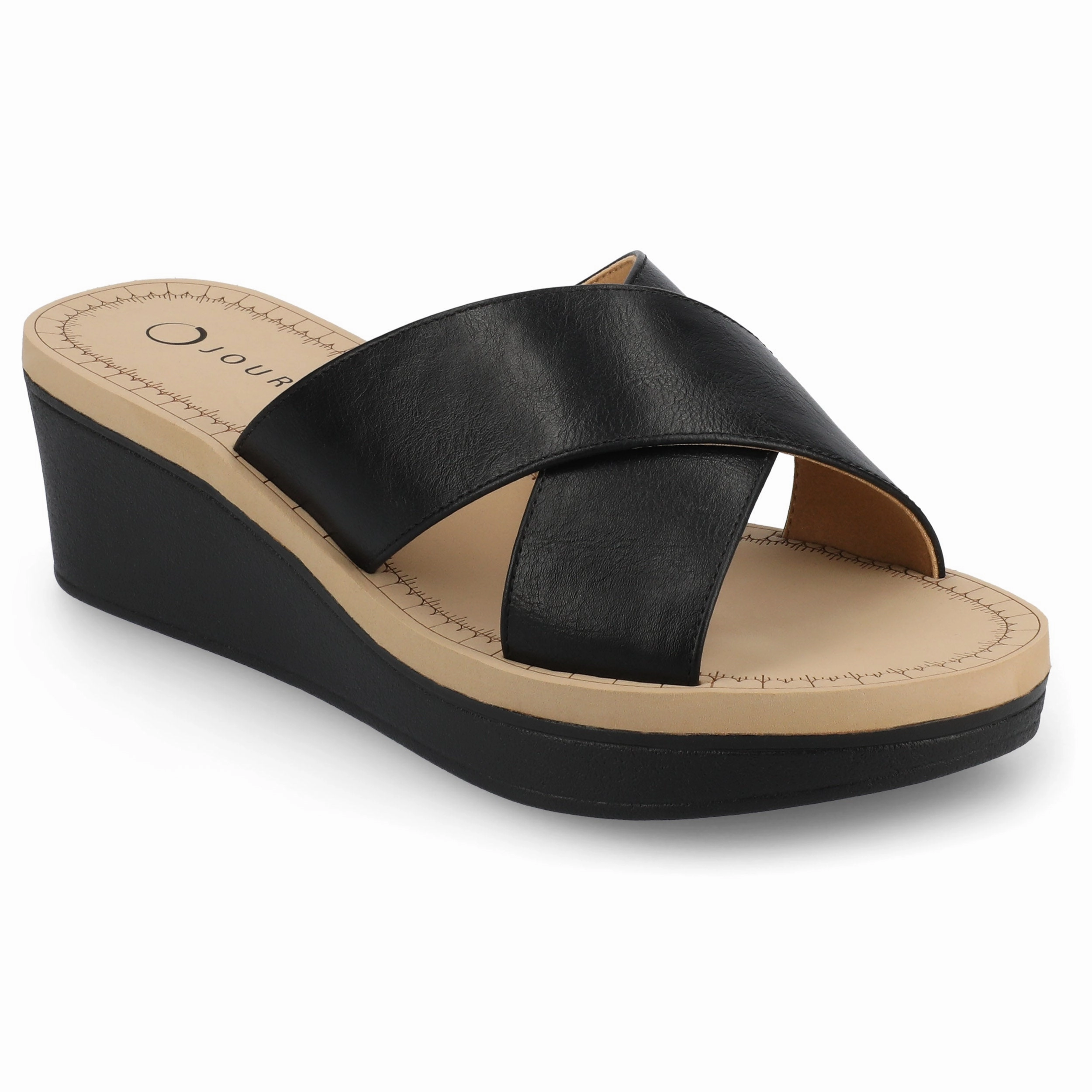 Journee Women's Biara Platform Wedge Sandals