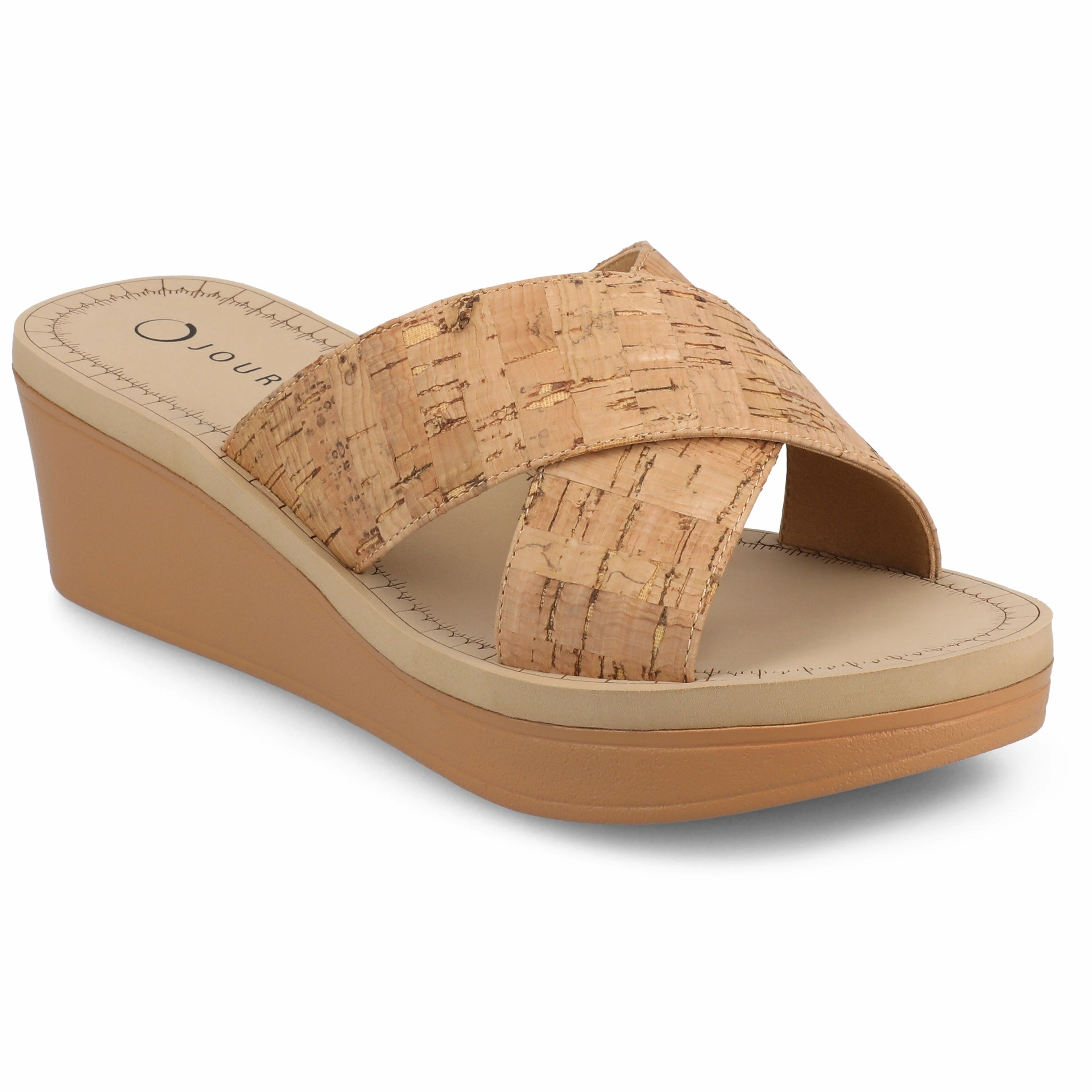 Journee Women's Biara Platform Wedge Sandals