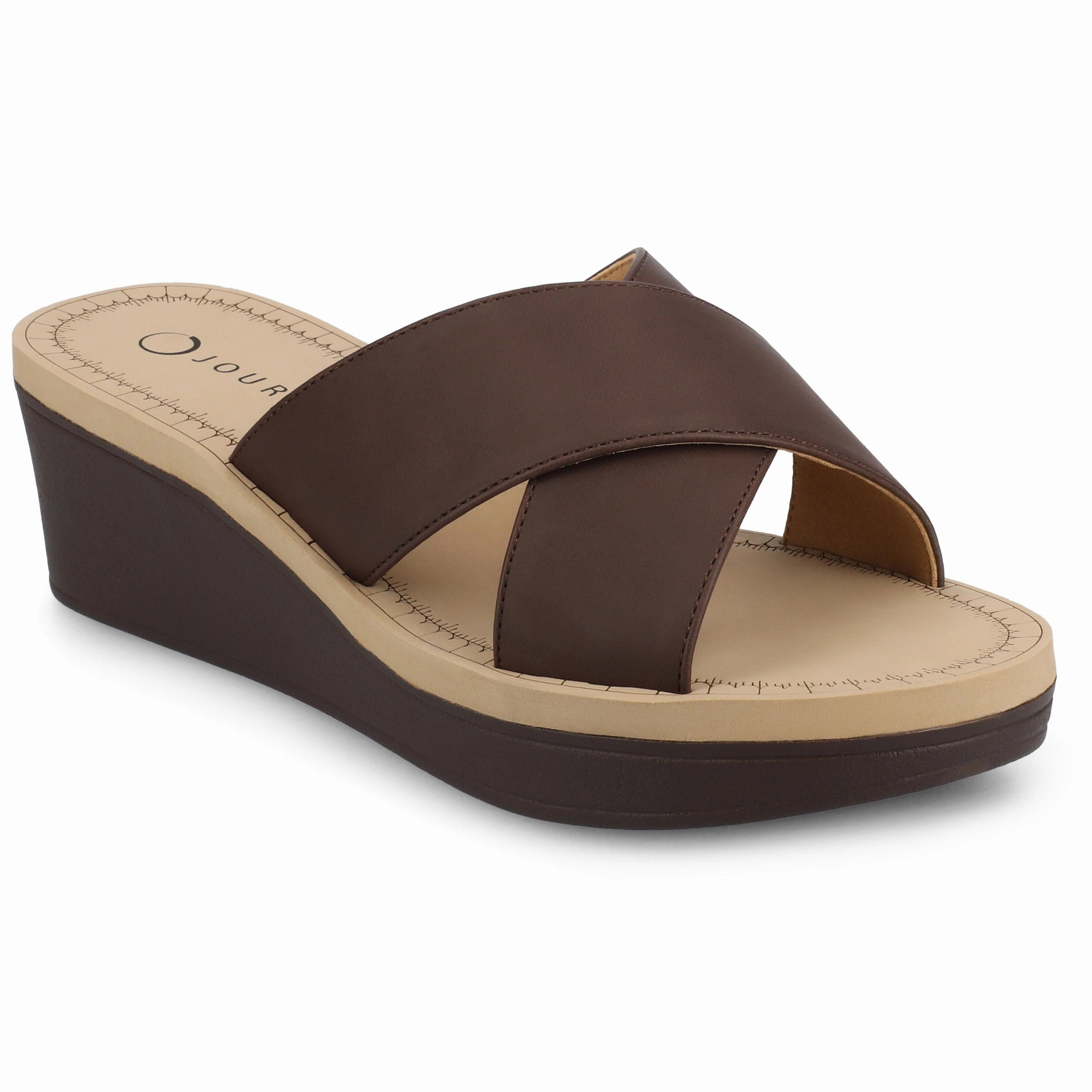 Journee Women's Biara Platform Wedge Sandals