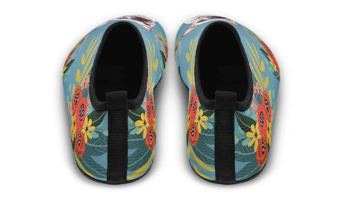 Joyful French Bulldog Aqua Barefoot Shoes