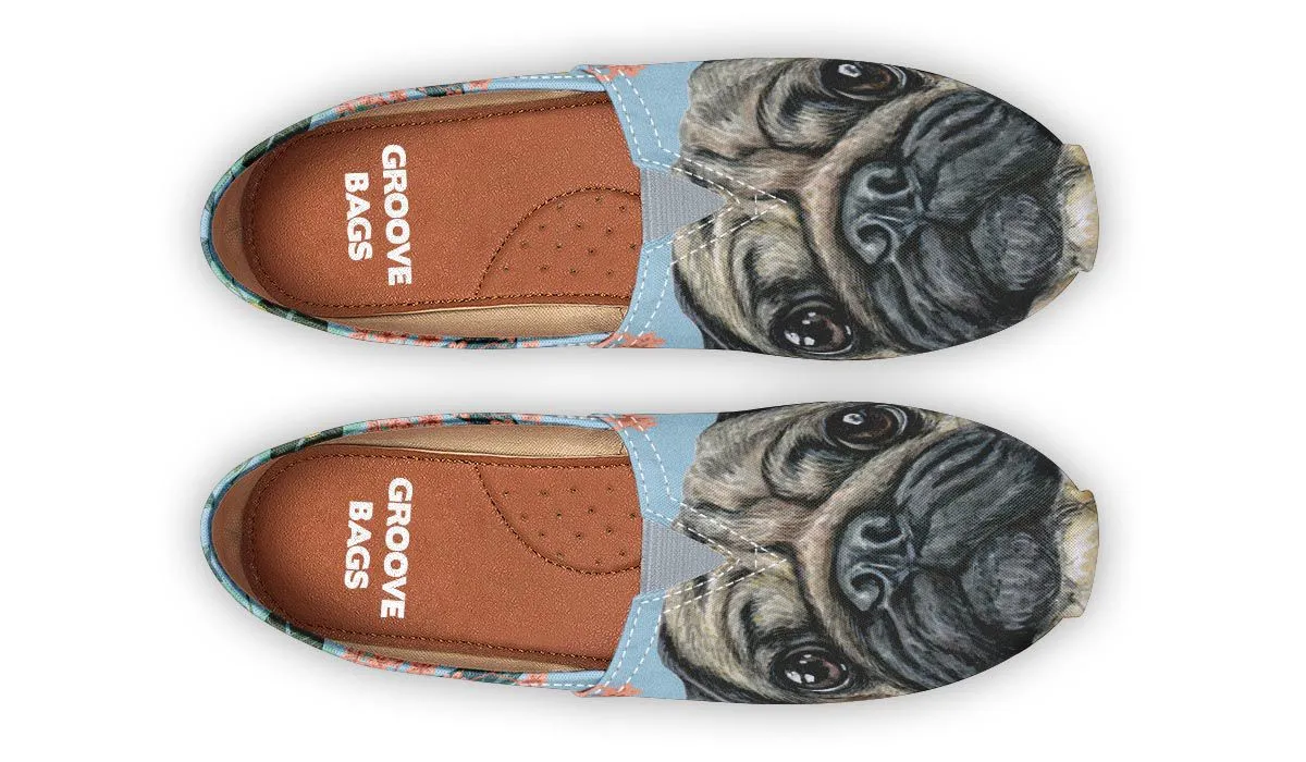 Joyful Pug Casual Shoes