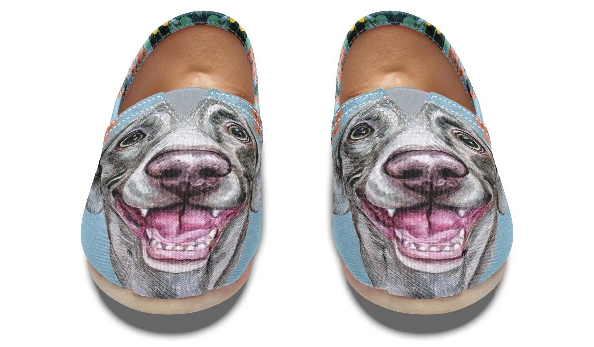 Joyful Weimaraner Casual Shoes