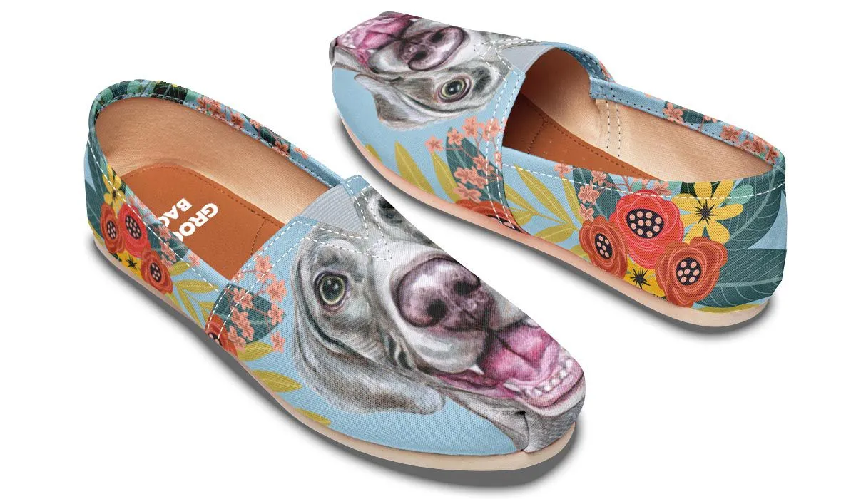 Joyful Weimaraner Casual Shoes