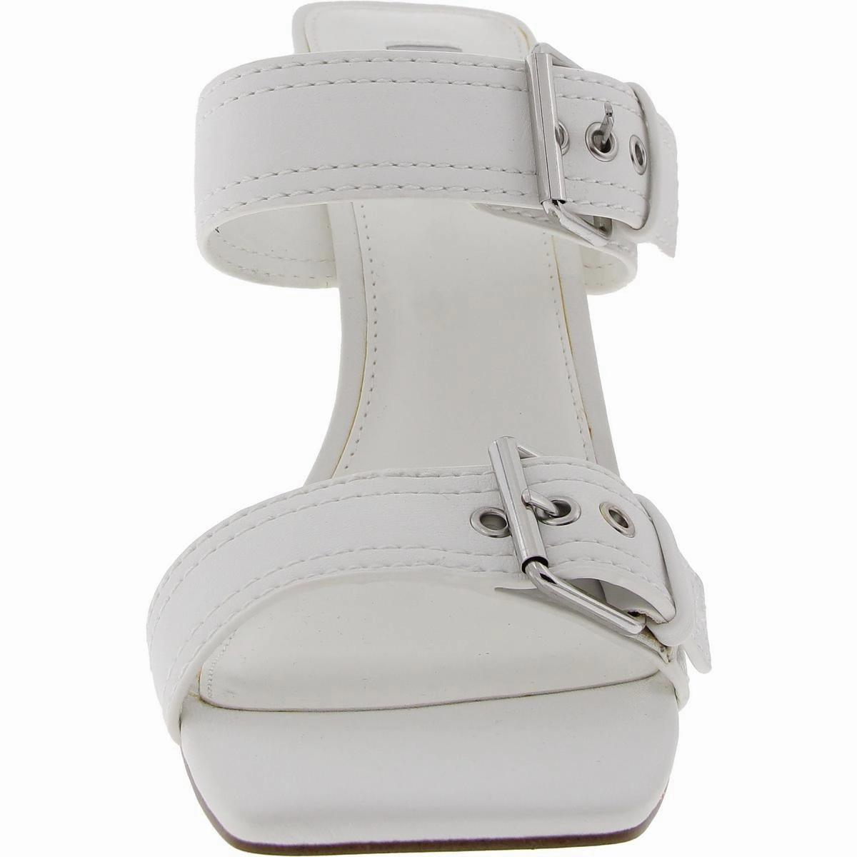 Joyous Womens Faux Leather Heels