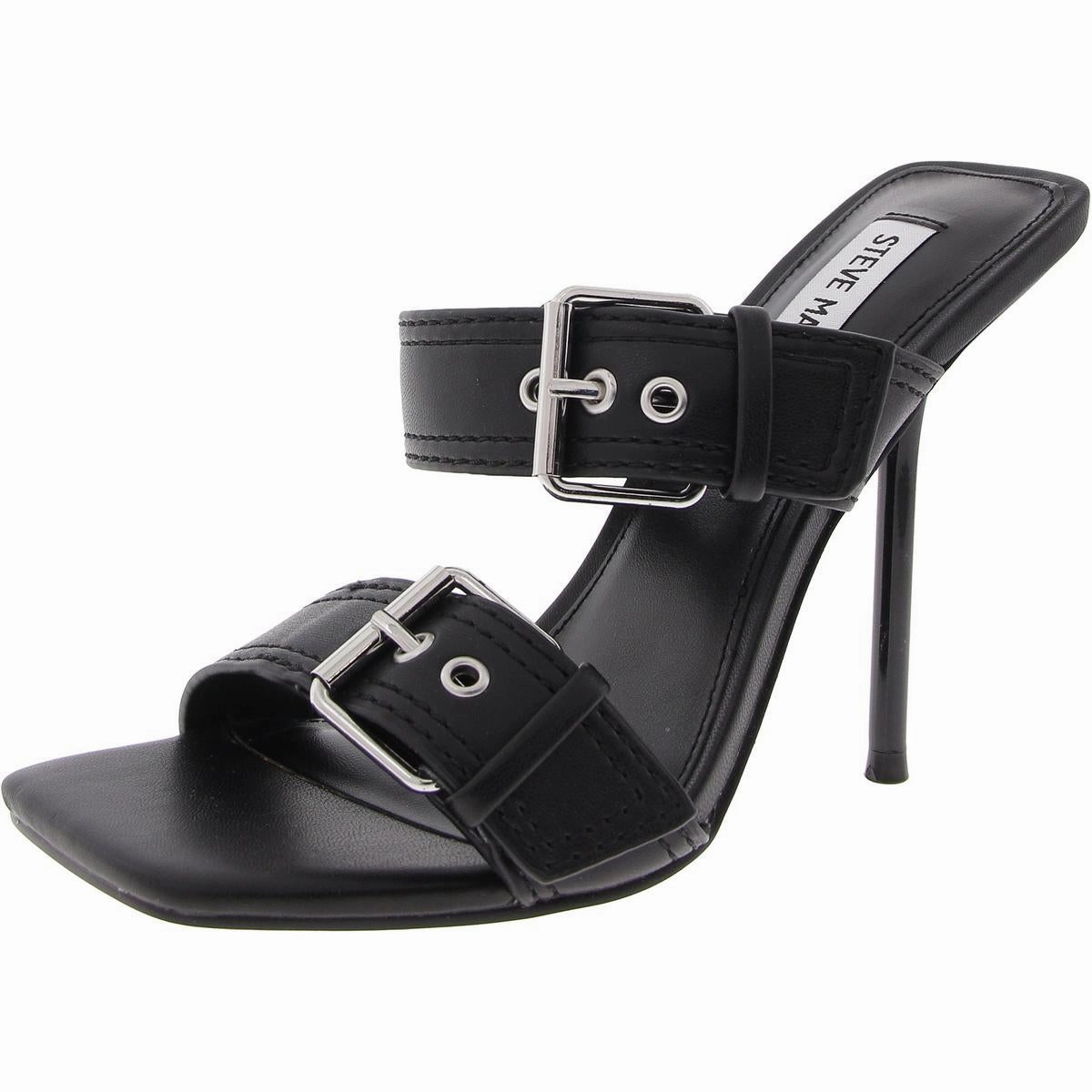 Joyous Womens Faux Leather Heels
