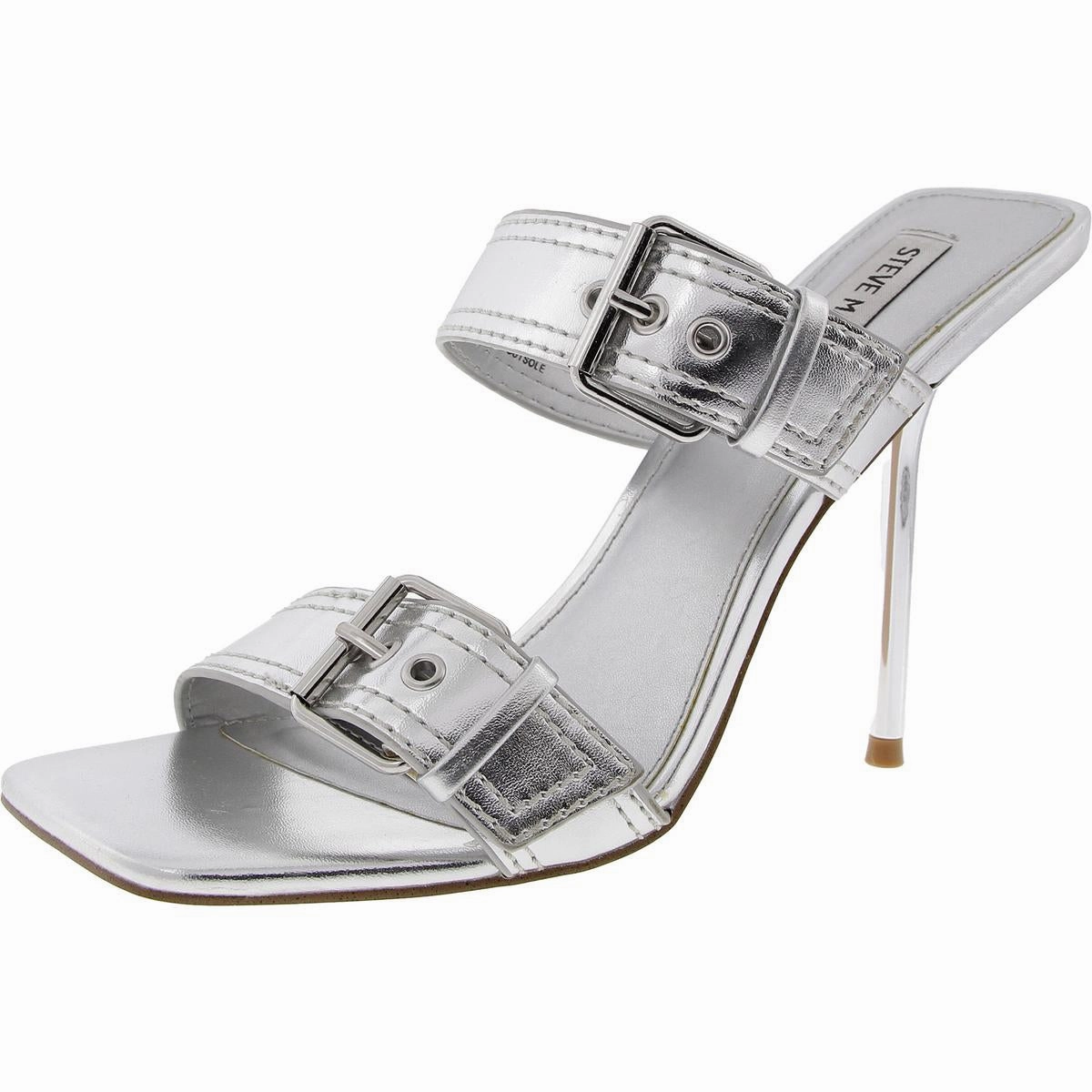 Joyous Womens Faux Leather Heels