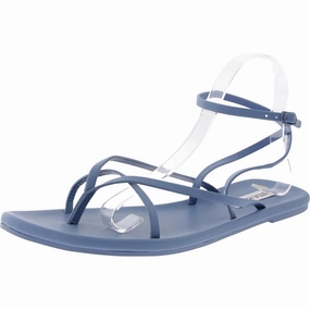 Juno Womens Slip On Ankle Strappy Sandals