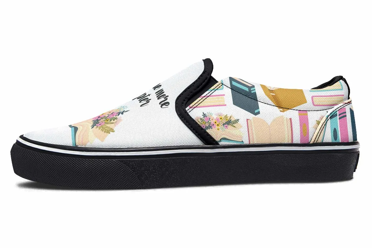 Just One More Chapter Book Slip-On Shoes