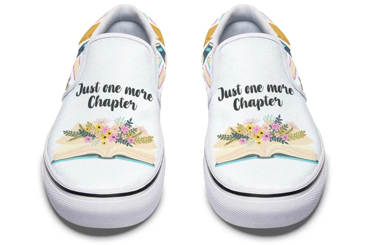 Just One More Chapter Book Slip-On Shoes