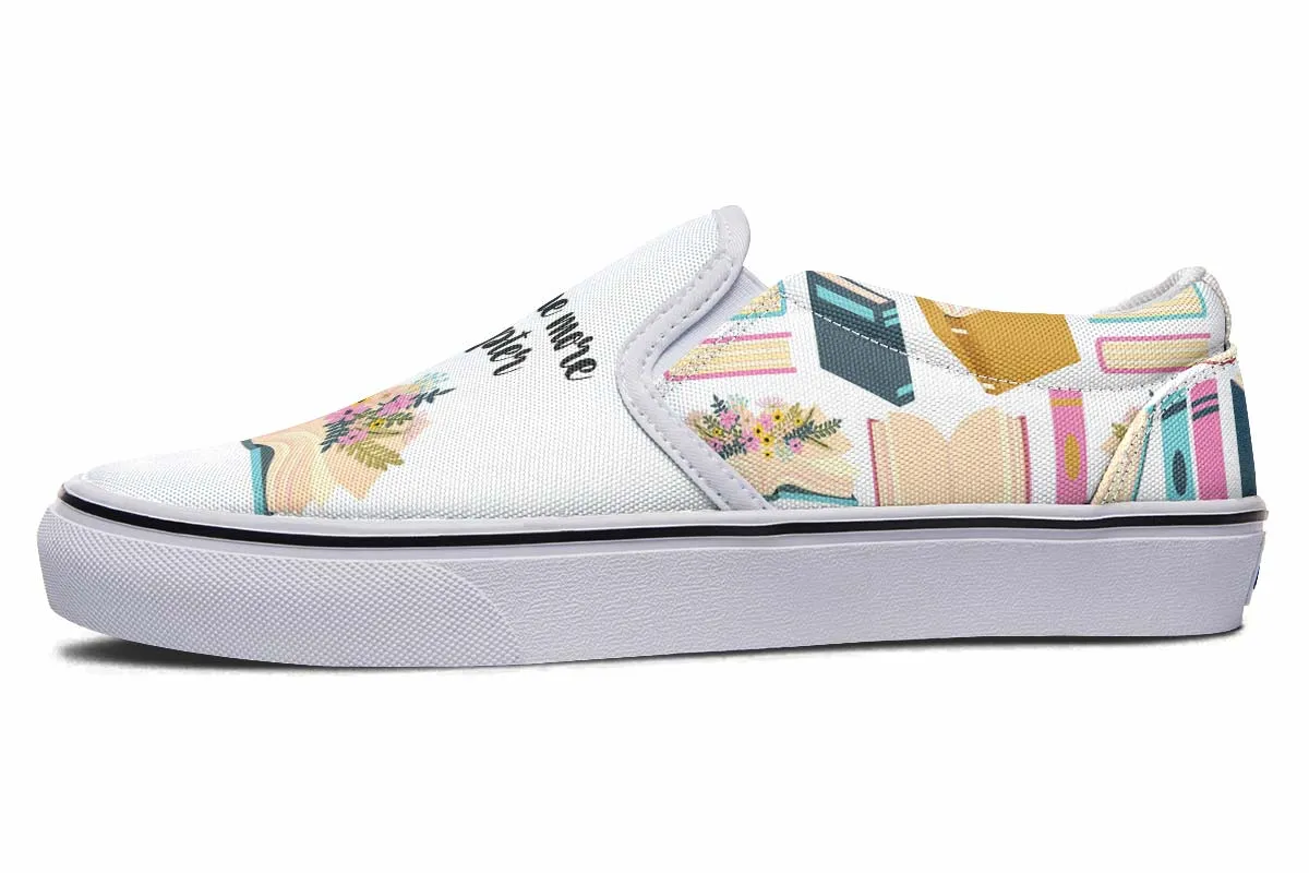 Just One More Chapter Book Slip-On Shoes