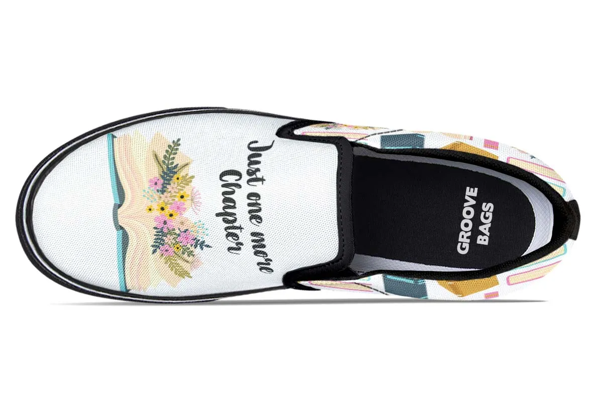 Just One More Chapter Book Slip-On Shoes