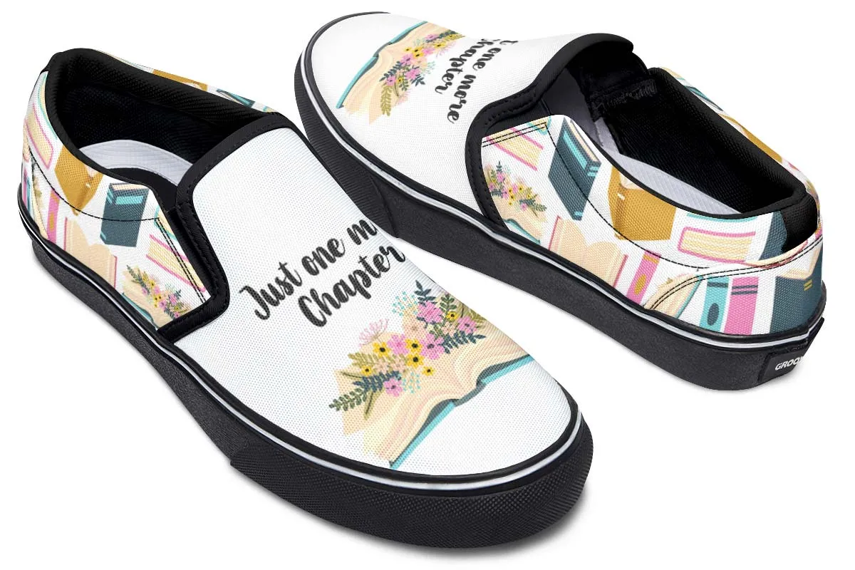 Just One More Chapter Book Slip-On Shoes