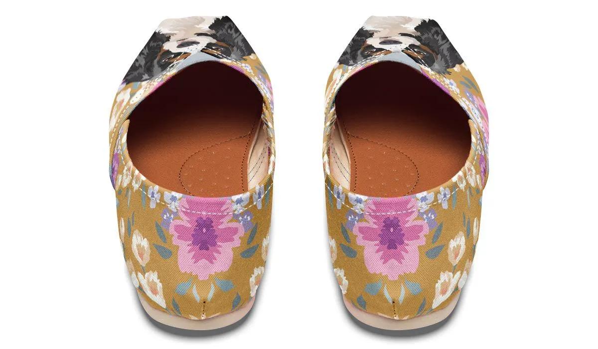 King Charles Spaniel Dog Portrait Casual Shoes