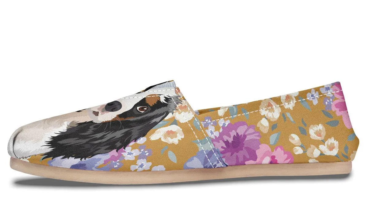 King Charles Spaniel Dog Portrait Casual Shoes