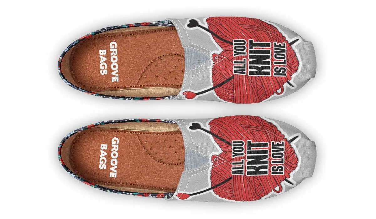 Knit Love Casual Shoes