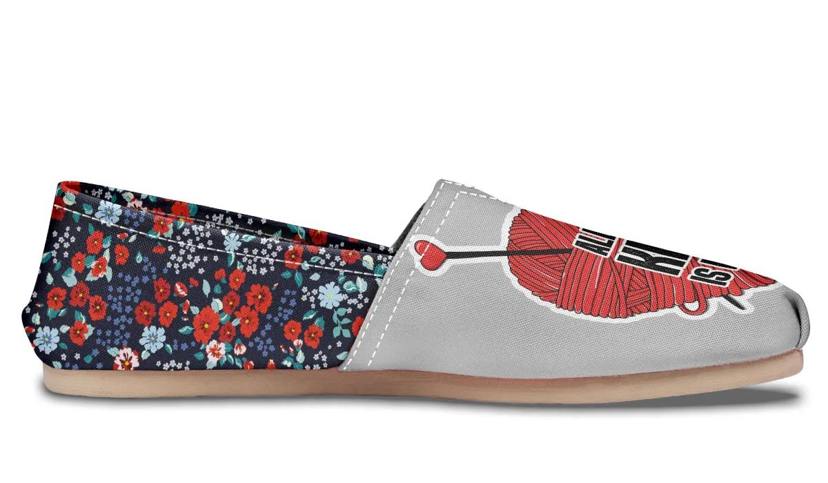 Knit Love Casual Shoes