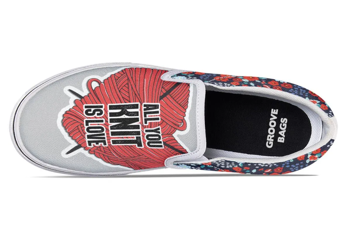 Knit Love Slip-On Shoes