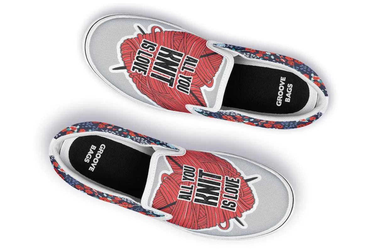 Knit Love Slip-On Shoes