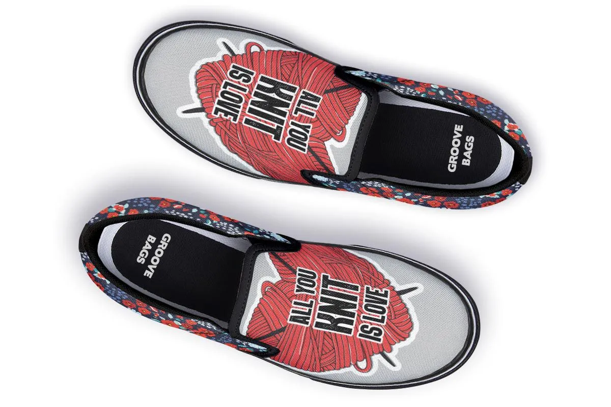 Knit Love Slip-On Shoes