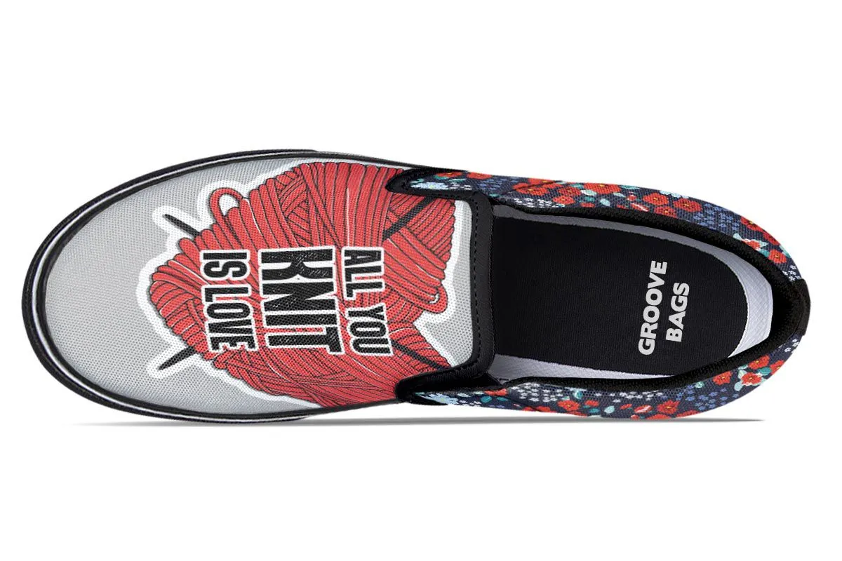 Knit Love Slip-On Shoes