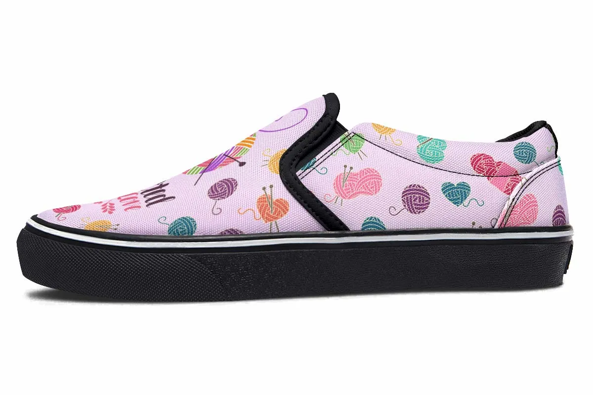 Knitted With Love Slip-On Shoes