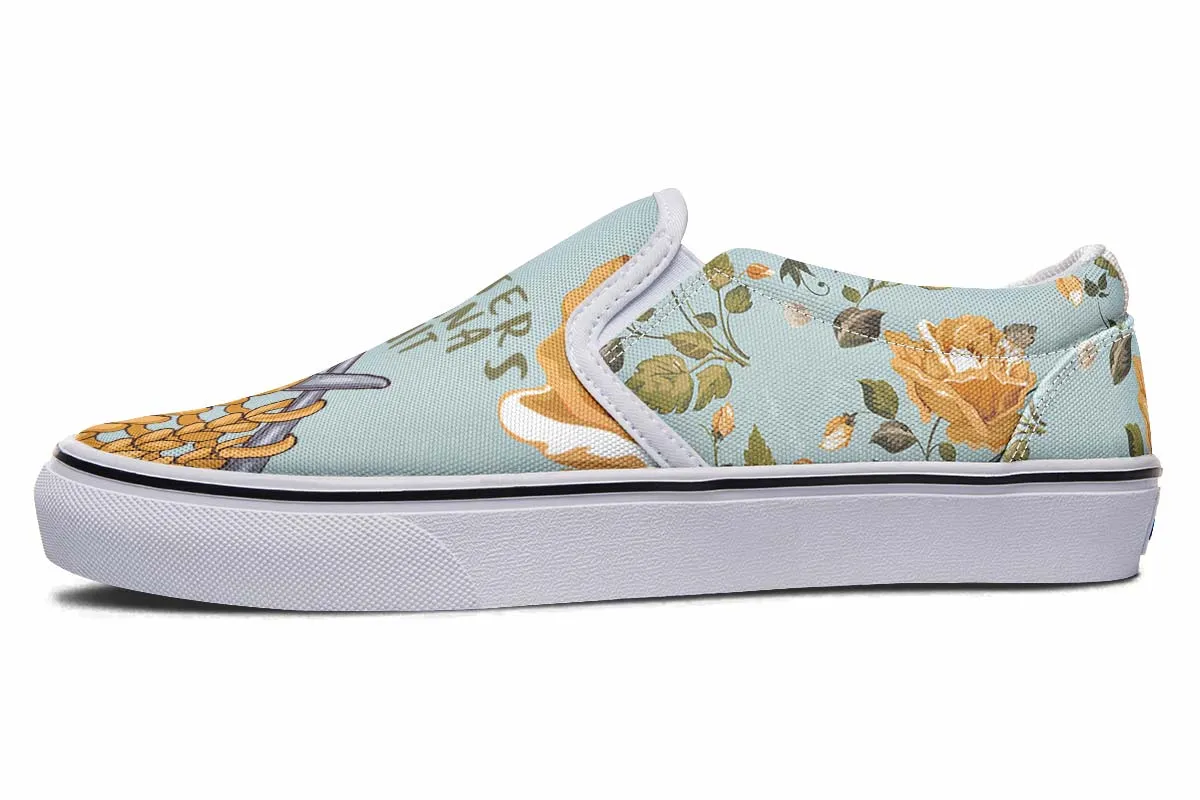 Knitters Gonna Knit Slip-On Shoes