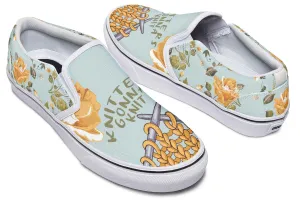 Knitters Gonna Knit Slip-On Shoes