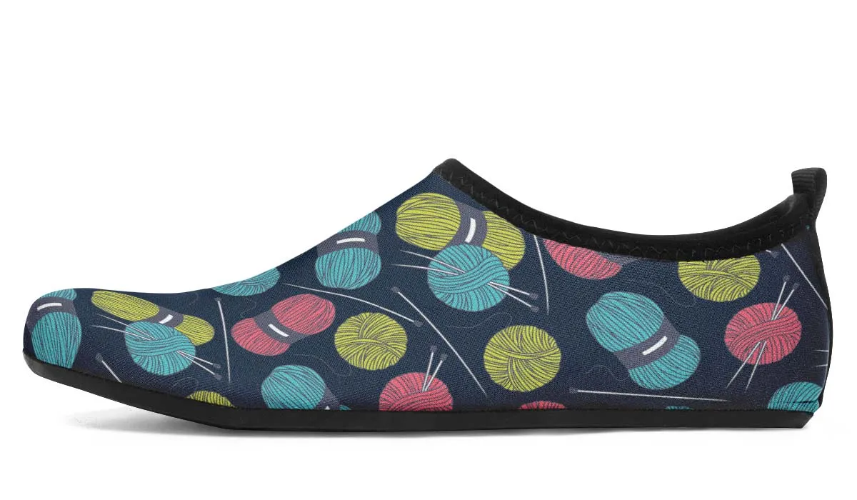 Knitting Aqua Barefoot Shoes
