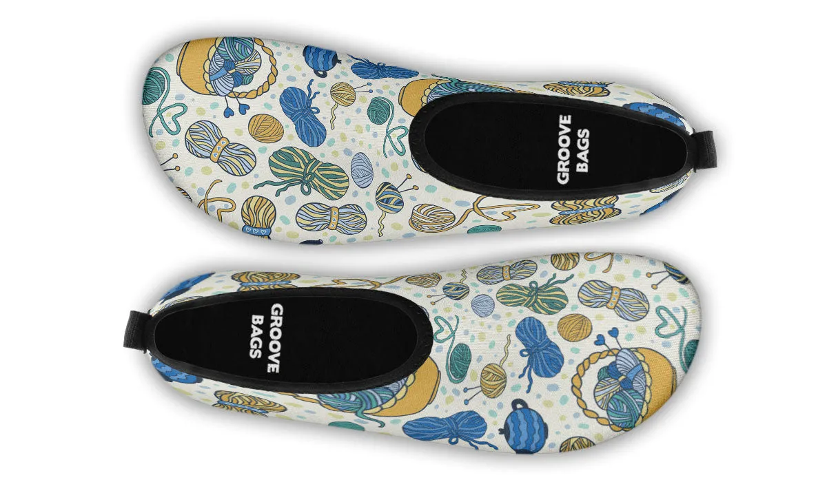 Knitting Lover Aqua Barefoot Shoes