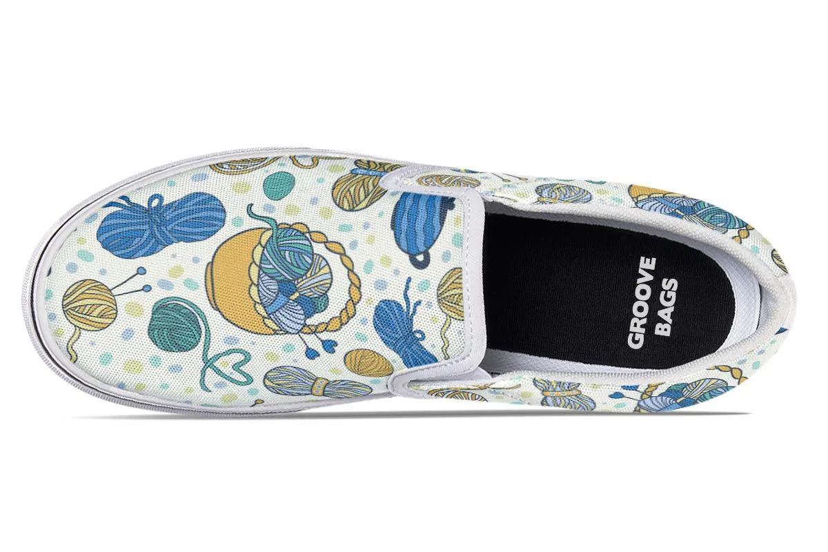 Knitting Lover Slip-On Shoes