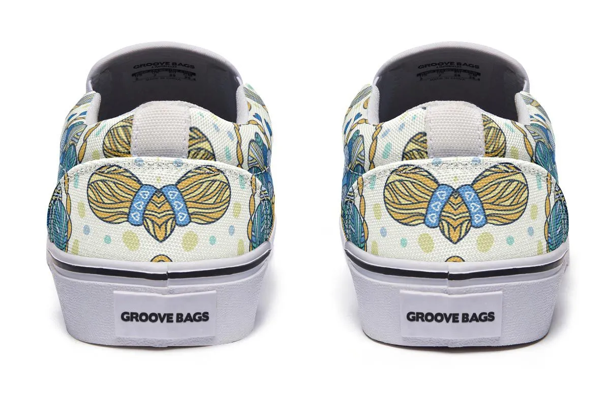 Knitting Lover Slip-On Shoes
