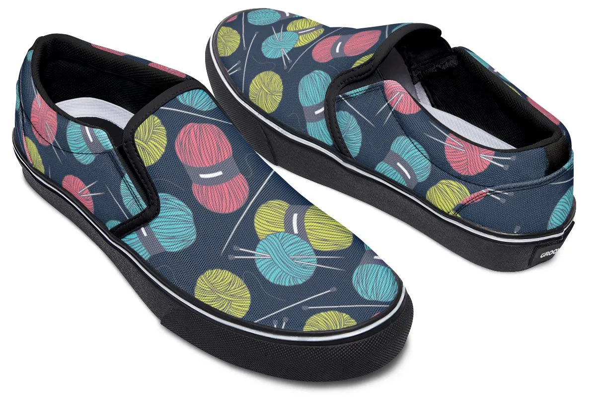 Knitting Slip-On Shoes