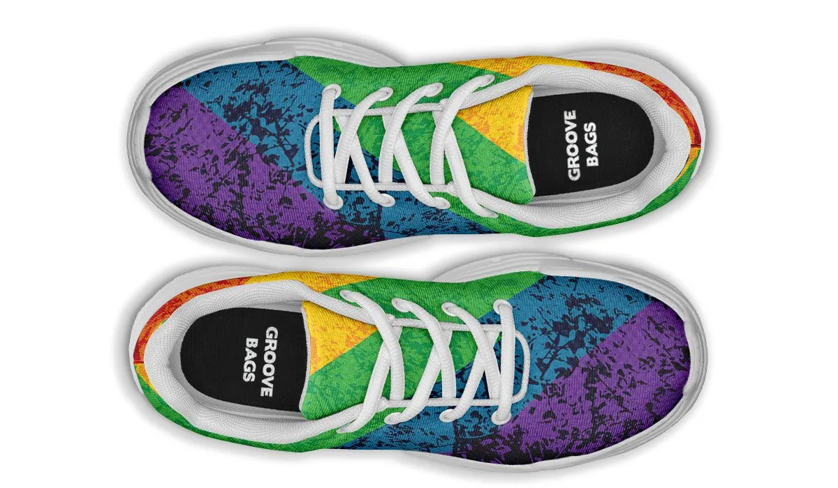 L G B T Q Pride Shoe Chunky Sneakers