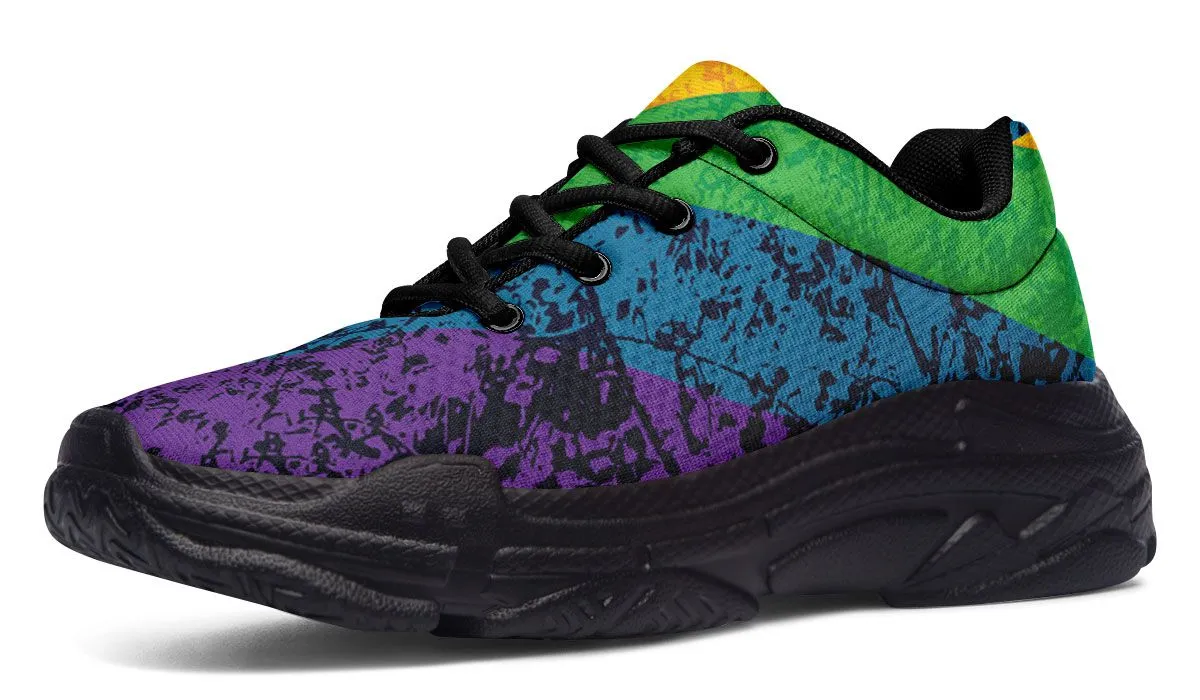 L G B T Q Pride Shoe Chunky Sneakers