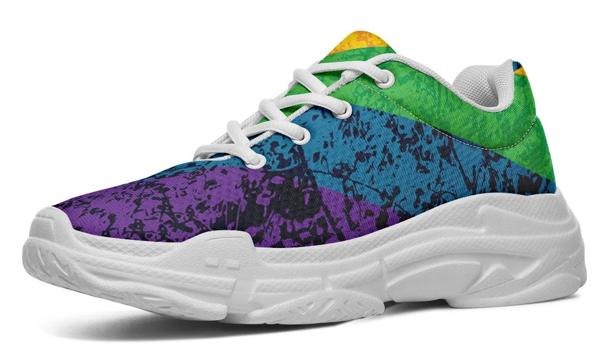 L G B T Q Pride Shoe Chunky Sneakers