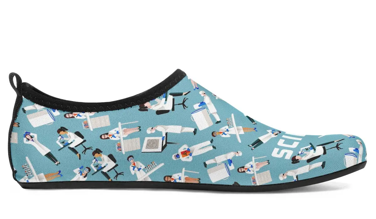 Lab Coat Aqua Barefoot Shoes