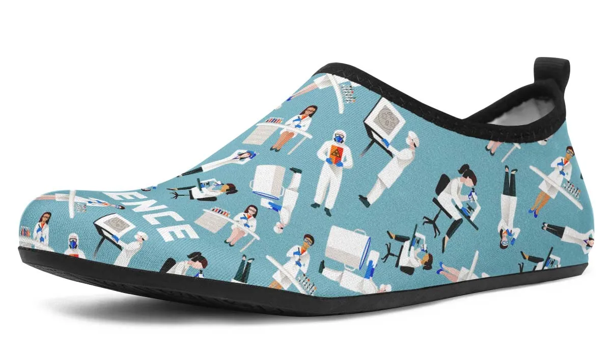 Lab Coat Aqua Barefoot Shoes