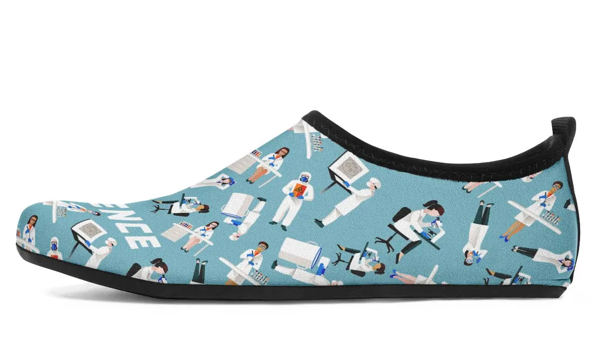 Lab Coat Aqua Barefoot Shoes