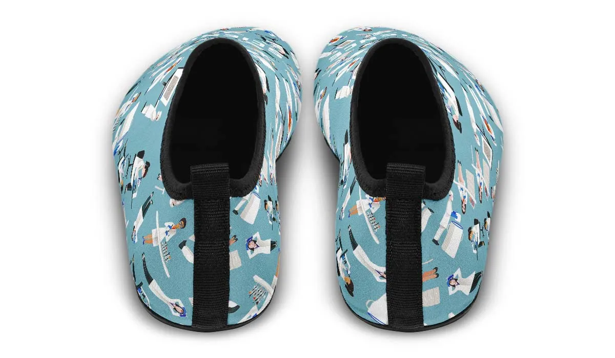 Lab Coat Aqua Barefoot Shoes