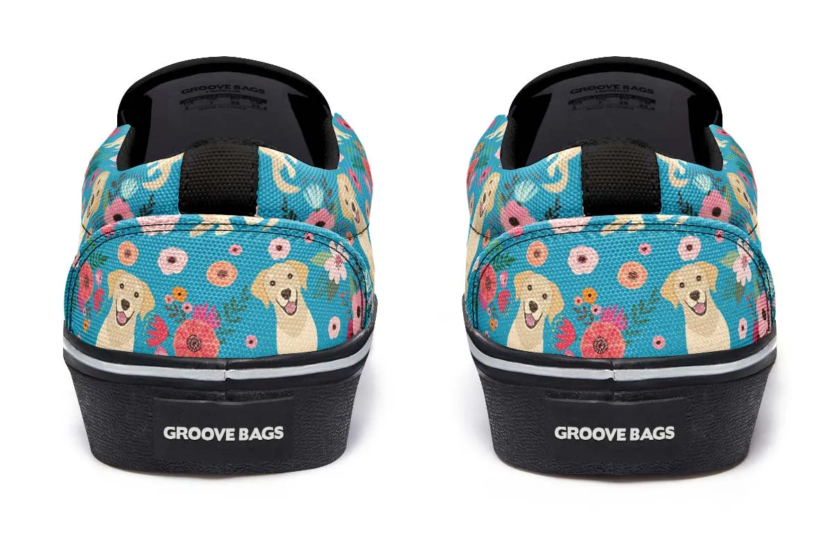 Labrador Flower Slip-On Shoes