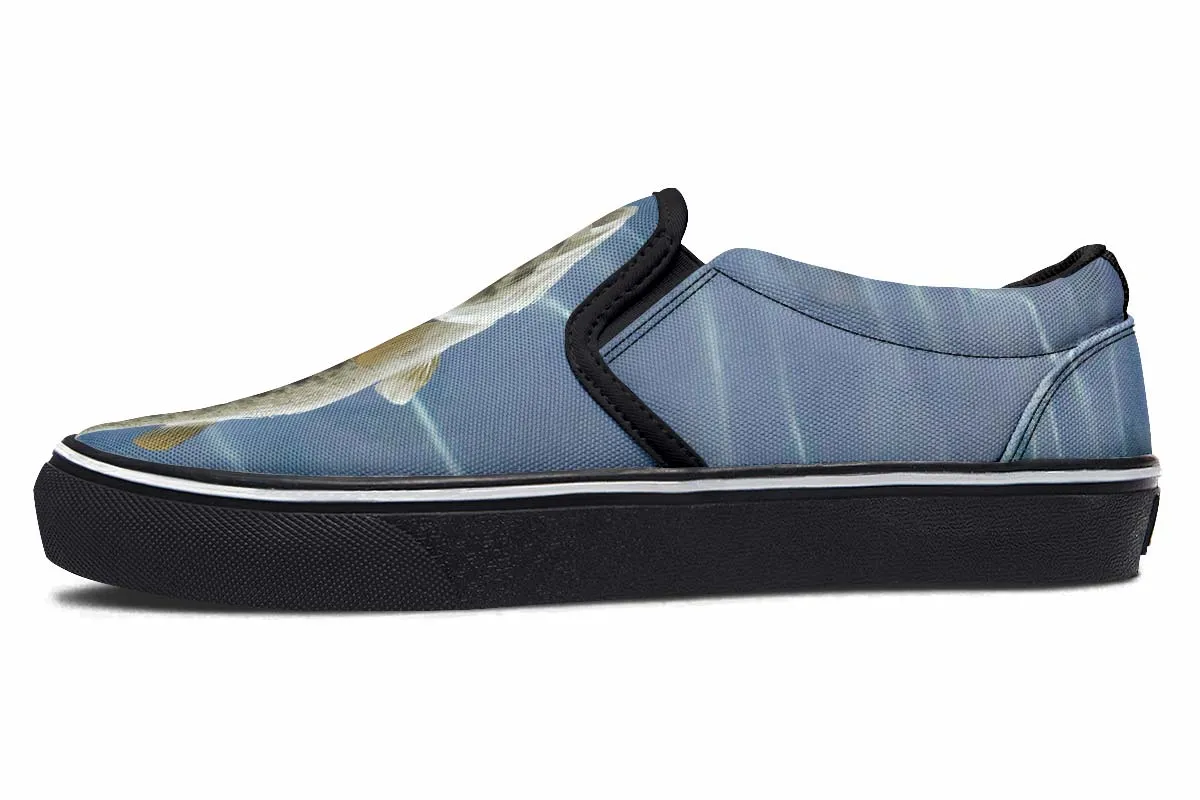 Large Mouth Bass Fishing Slip-On Shoes