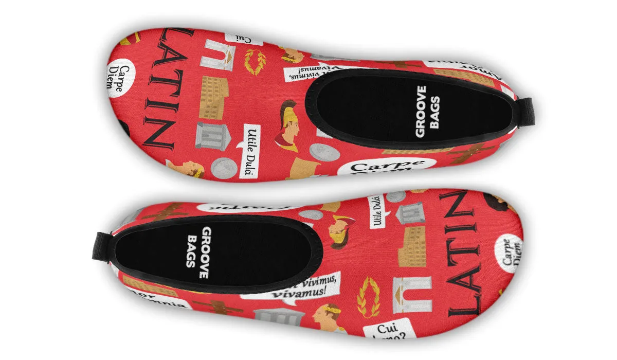 Latin Language Aqua Barefoot Shoes